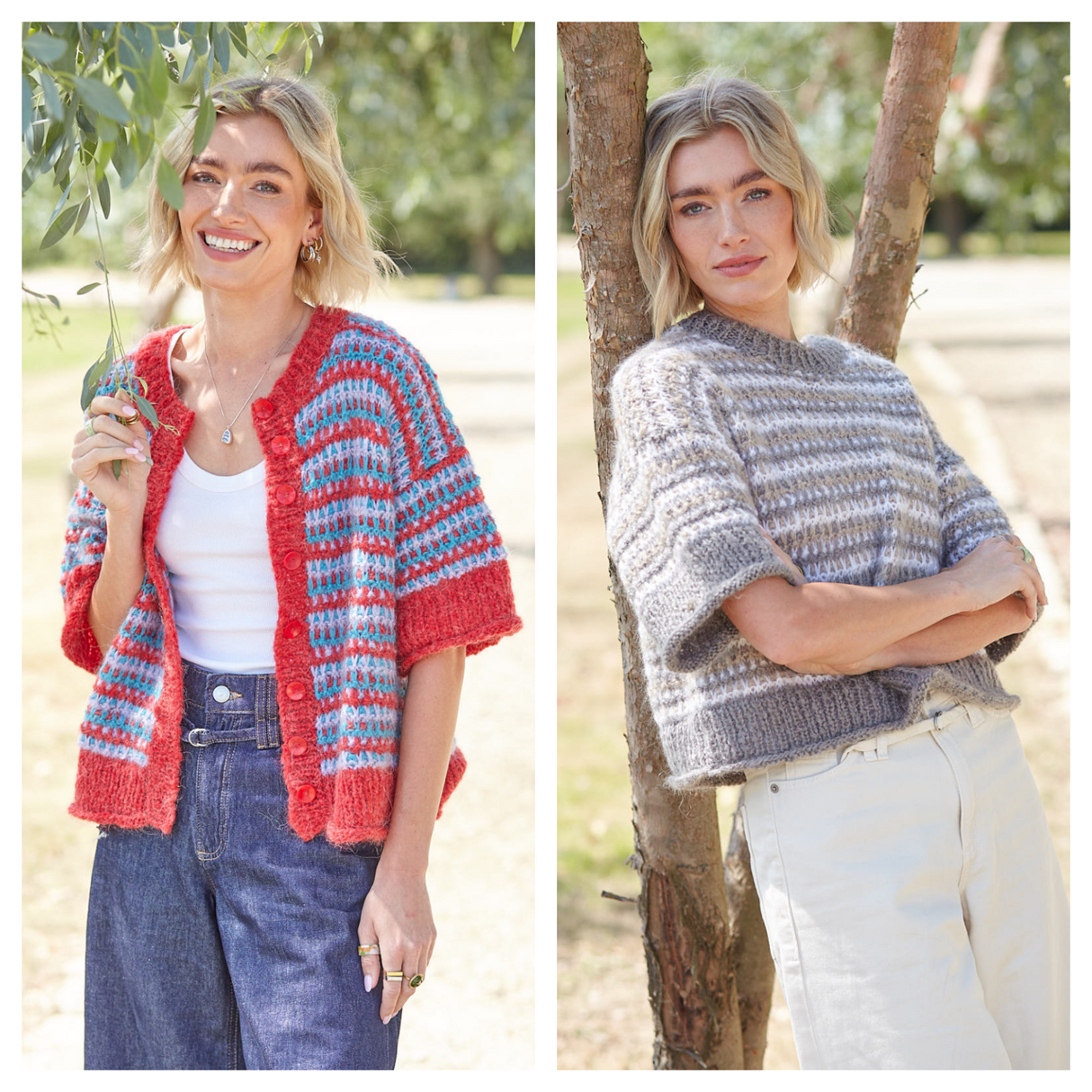 King Cole Flair Solo Chunky Cardigan and Sweater Pattern 6593
