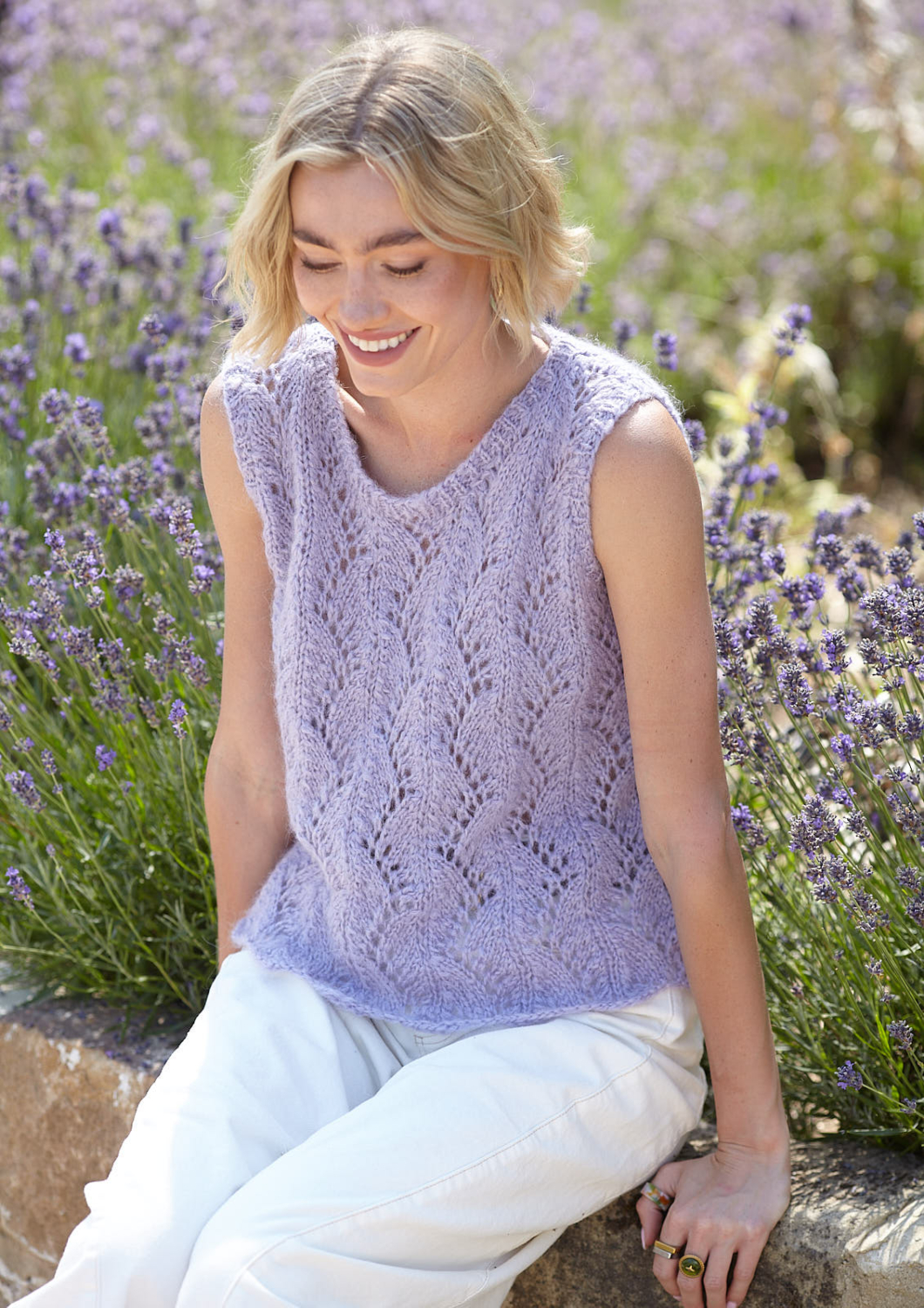 King Cole Flair Solo Chunky Cardigan and Tank Top Pattern 6594