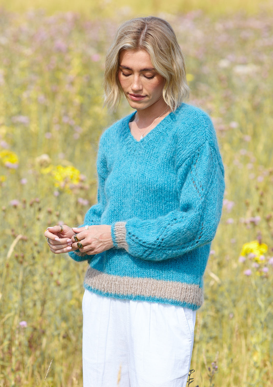 King Cole Flair Solo Chunky Sweater and Cardigan Pattern 6597