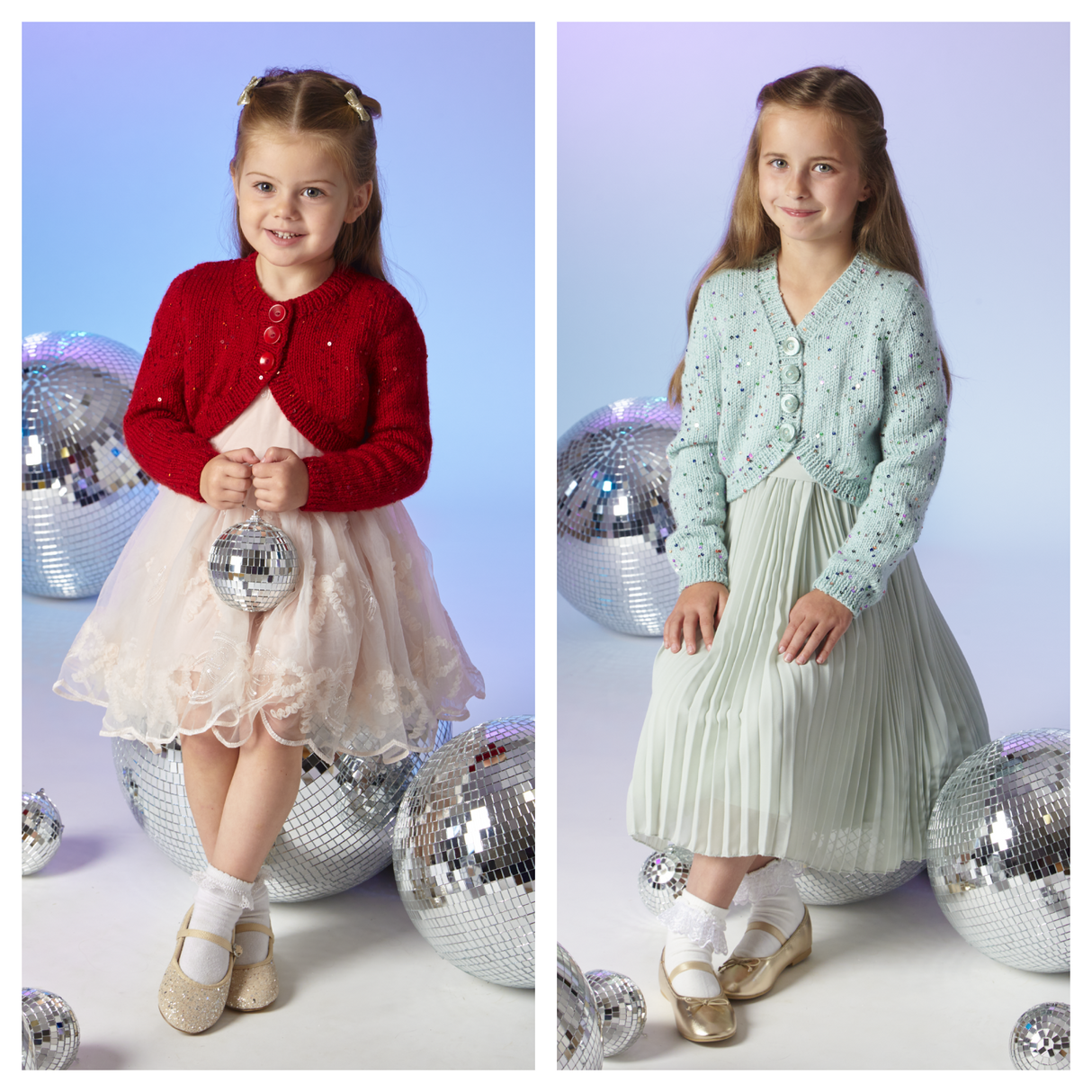 King Cole Dazzle DK Cardigans Pattern 6600