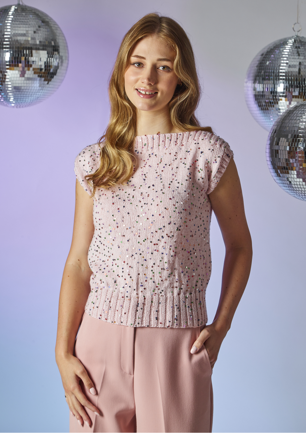King Cole Dazzle DK Cardigan and Top Pattern 6606