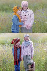 Wendy Wools Knit's Recycled Hat & Scarf Pattern 7007