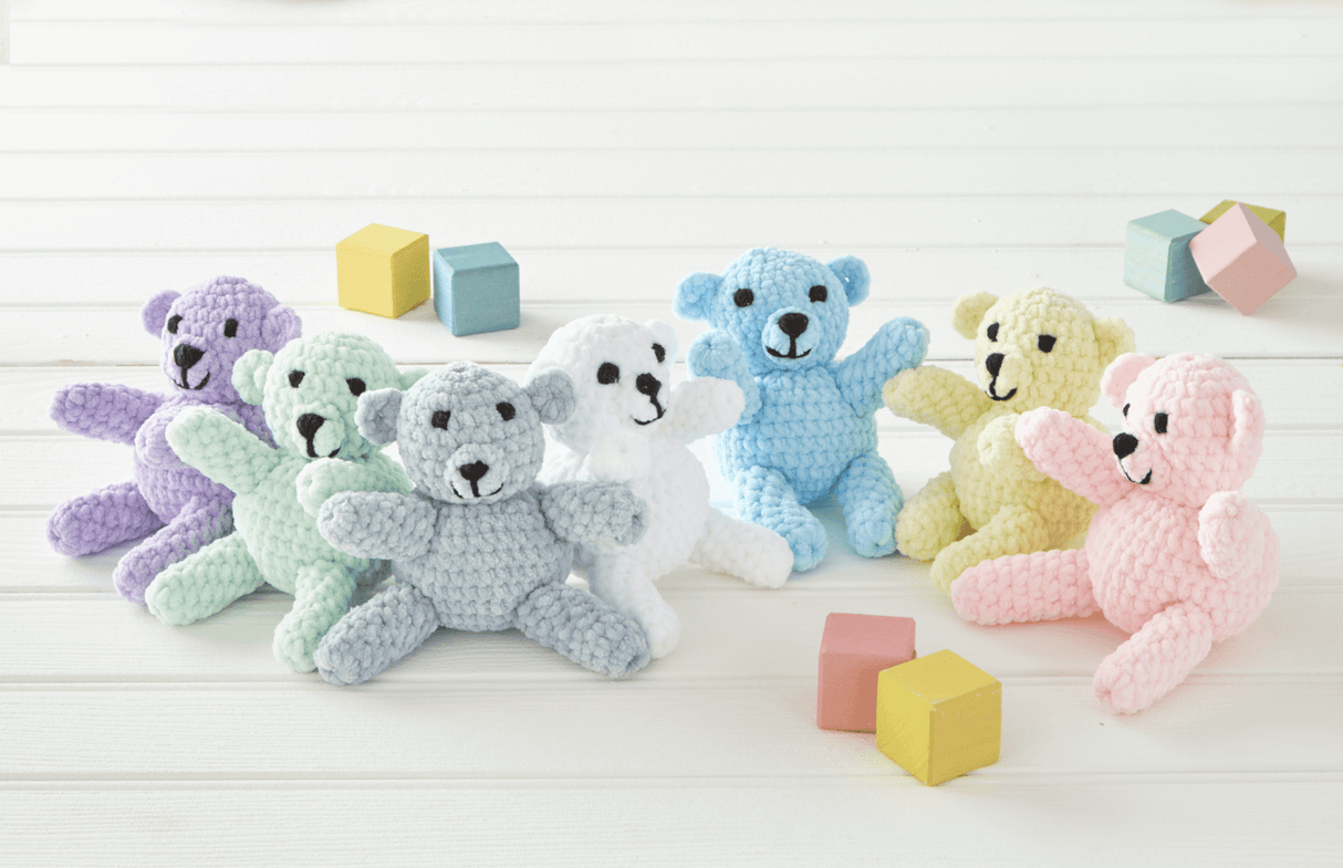 King Cole Yummy Chunky Teddy Draught Excluder Pattern 9098