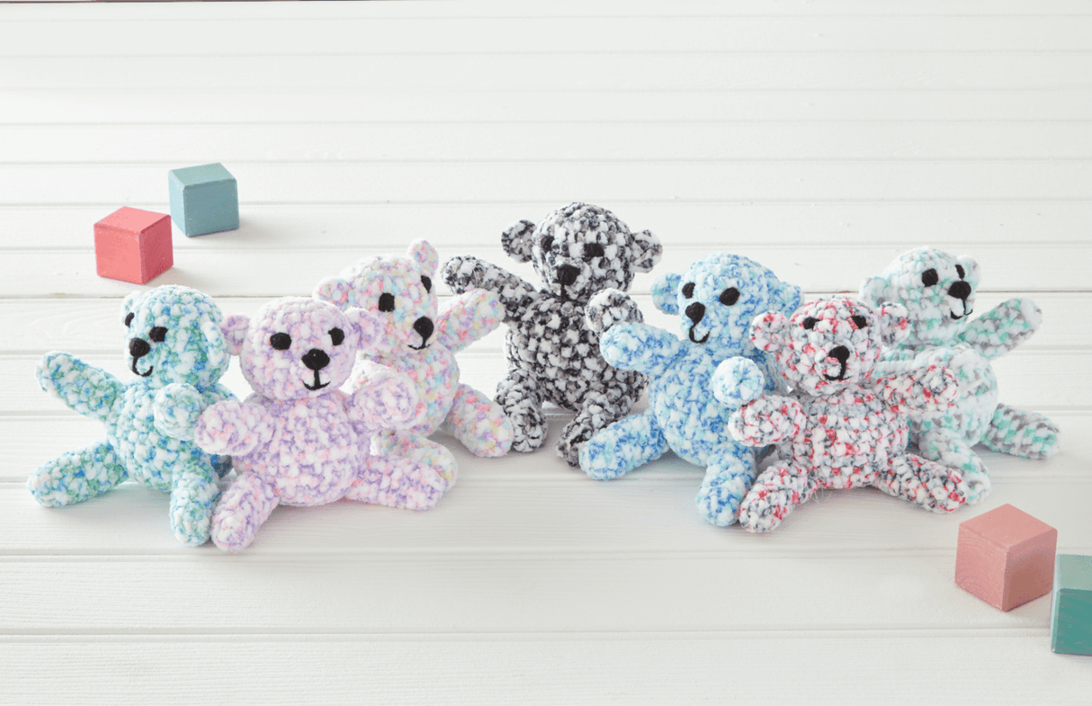 King Cole Yummy Chunky Teddy Draught Excluder Pattern 9098