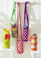 King Cole Cottonsoft DK Bottle Bags Crochet Pattern 9227