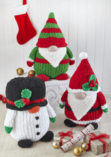 King Cole Jumbo Toastie Christmas Gonks Pattern 9235