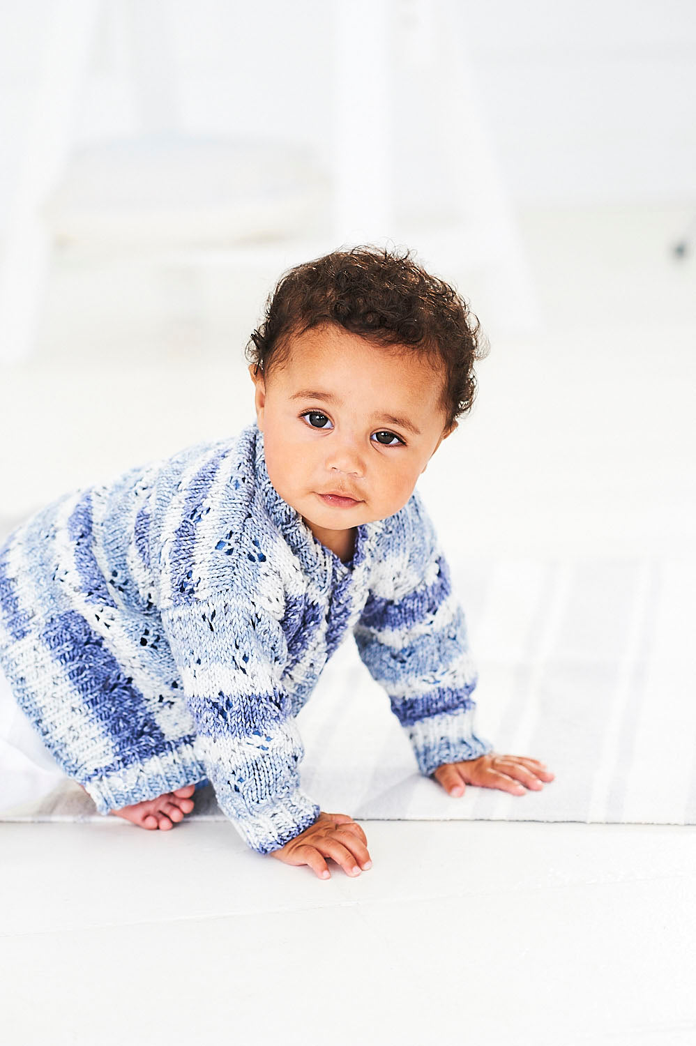 Stylecraft Bambino Prints DK Cardigan Pattern 9746