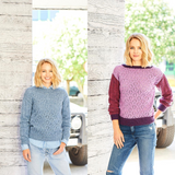 Stylecraft Highland Heathers DK Sweater Pattern 9793