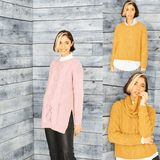 Stylecraft ReCreate Chunky Lace Sweaters Pattern 9861