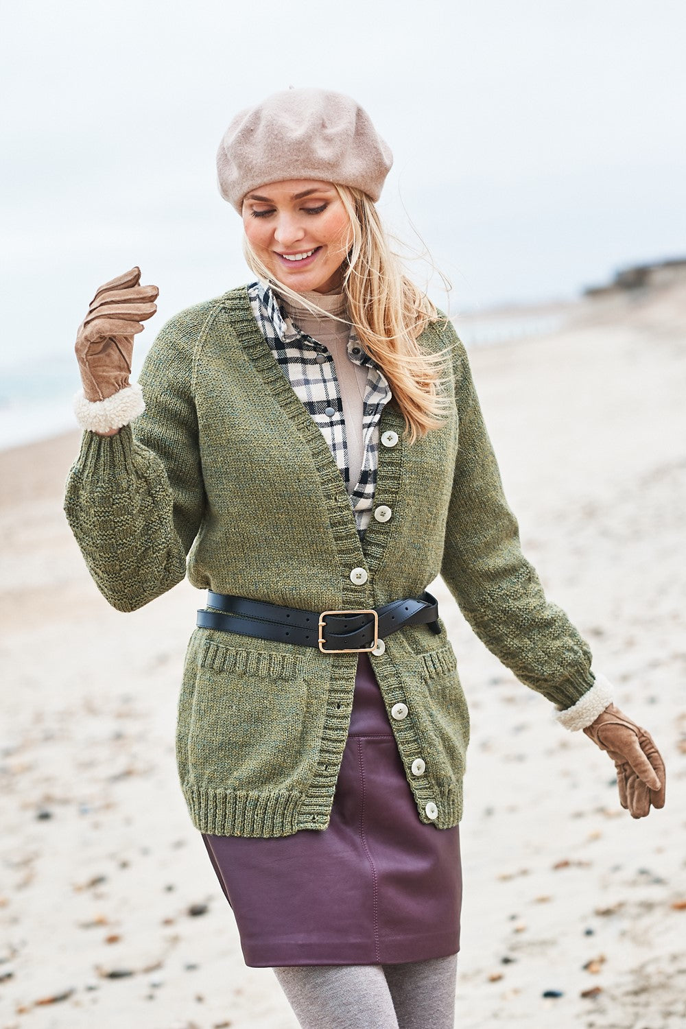 Stylecraft Highland Heathers DK Cardigan Pattern 9864