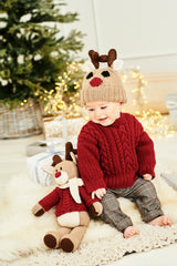 Stylecraft Bellissima / Special DK Reindeer Toy, Sweater & Hat Pattern 9869