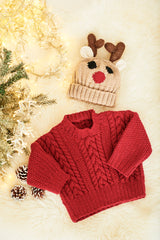 Stylecraft Bellissima / Special DK Reindeer Toy, Sweater & Hat Pattern 9869