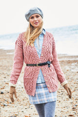 Stylecraft Highland Heathers Aran Cardigan Pattern 9872