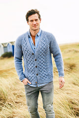 Stylecraft Highland Heathers Aran Cardigan Pattern 9876