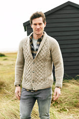 Stylecraft Highland Heathers Aran Cardigan Pattern 9876