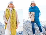 Stylecraft Grace Aran Shawls Pattern 9931