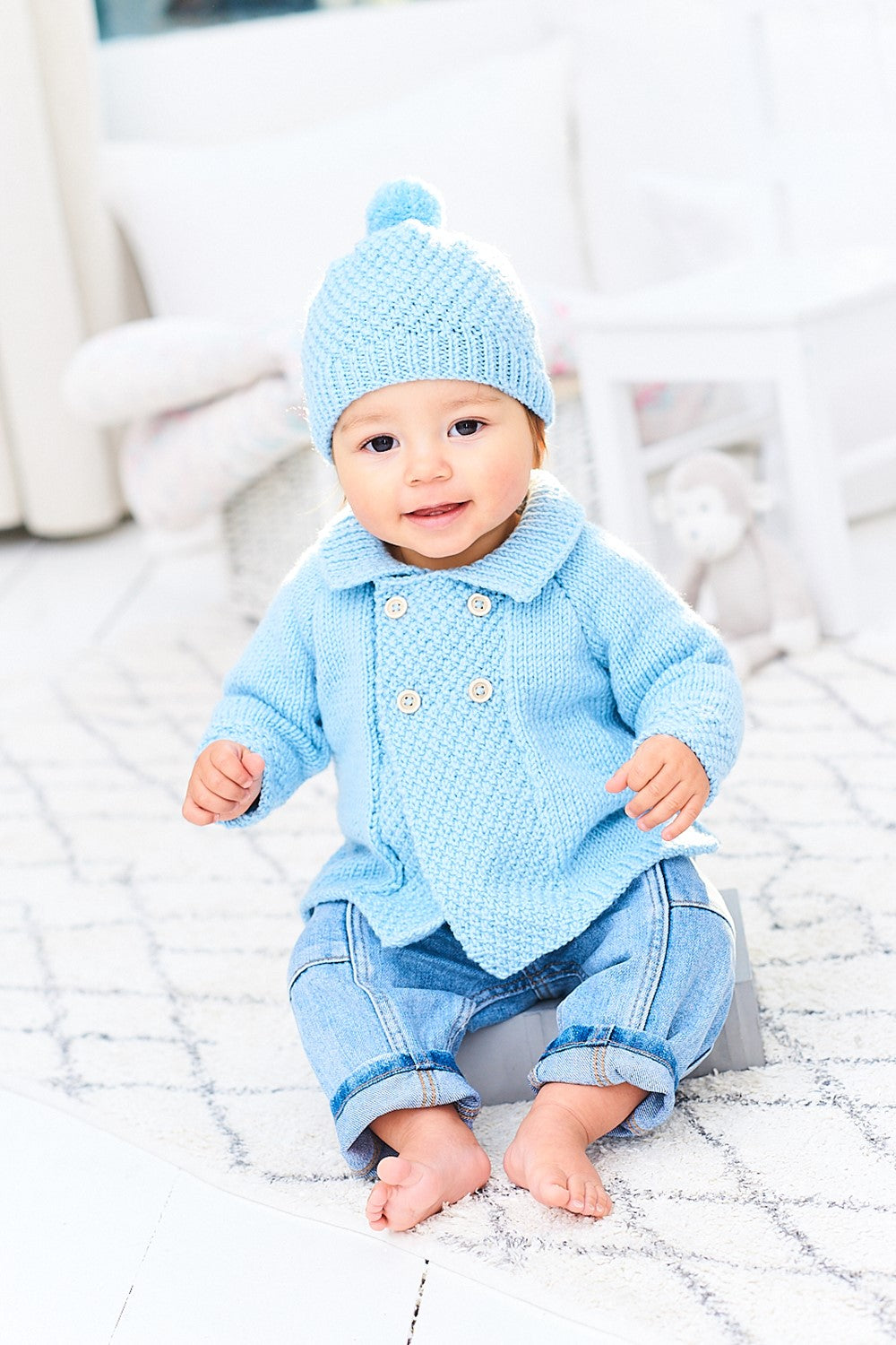 Stylecraft Sweet Dreams / Bambino DK Jacket & Hat Pattern 9980