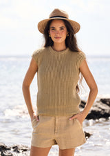Rowan Mode Afterglow Cotton DK Summer Top Pattern By Quail Studio MIP103