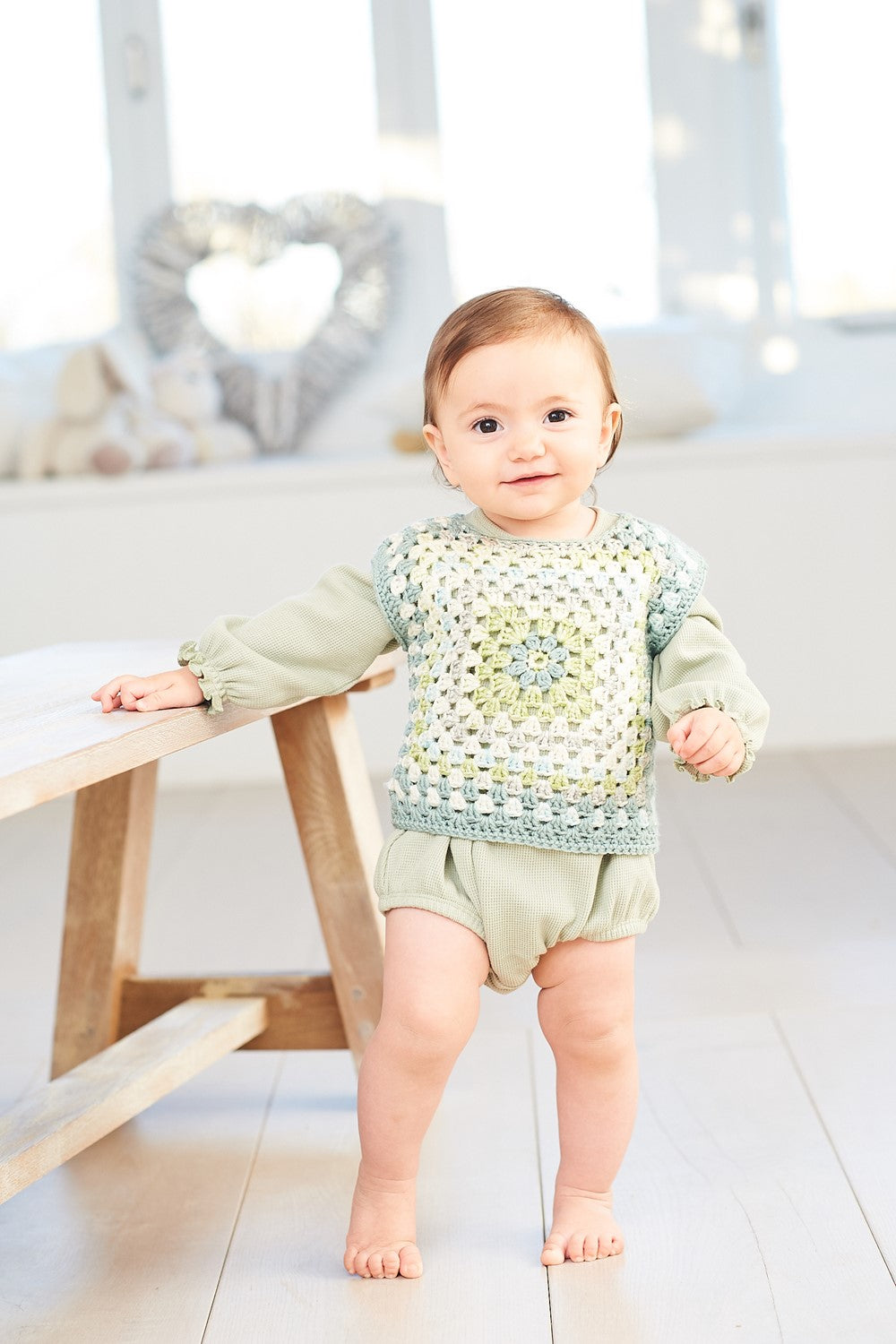 Stylecraft Bambino Prints DK Crochet Tops & Blankets Pattern 10065