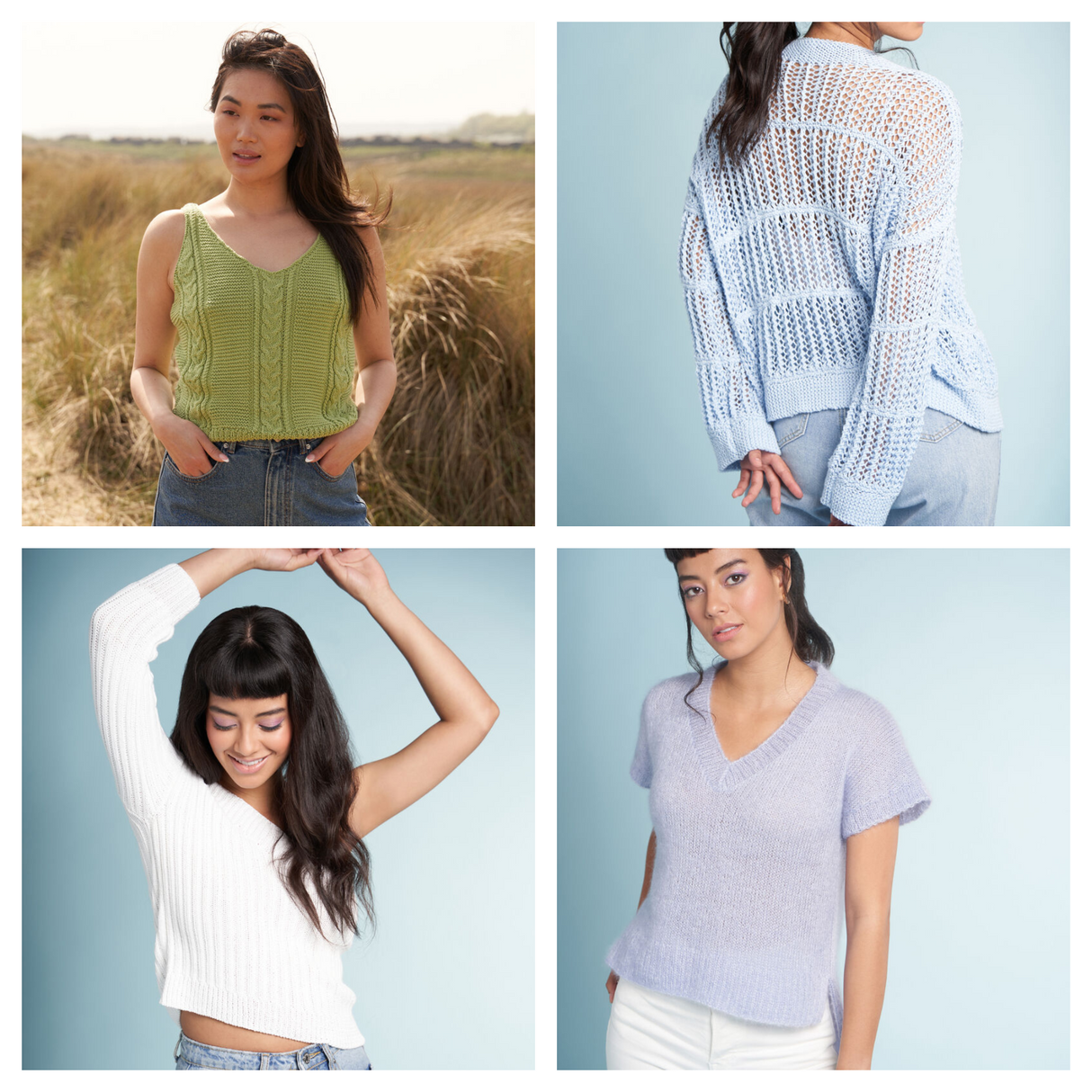 Rowan Essential Pastels - 10 Projects by Quail Studio