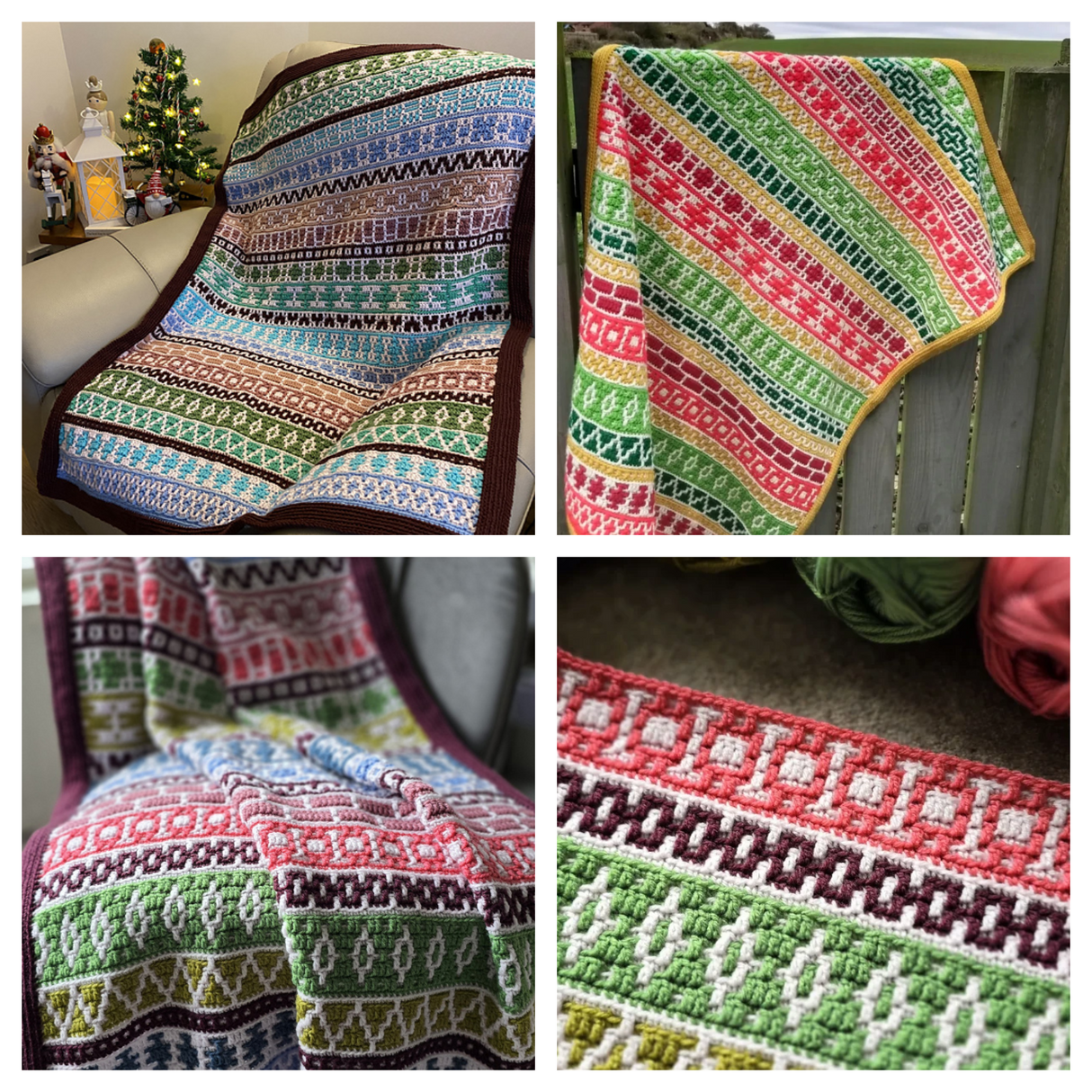 Adventures in Overlay Mosaic by Rosina Plane - Yarn Pack