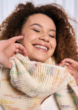 Rowan Mode Colourmix Apollo Beanie & Scarf Pattern by Quail Studio MIP89