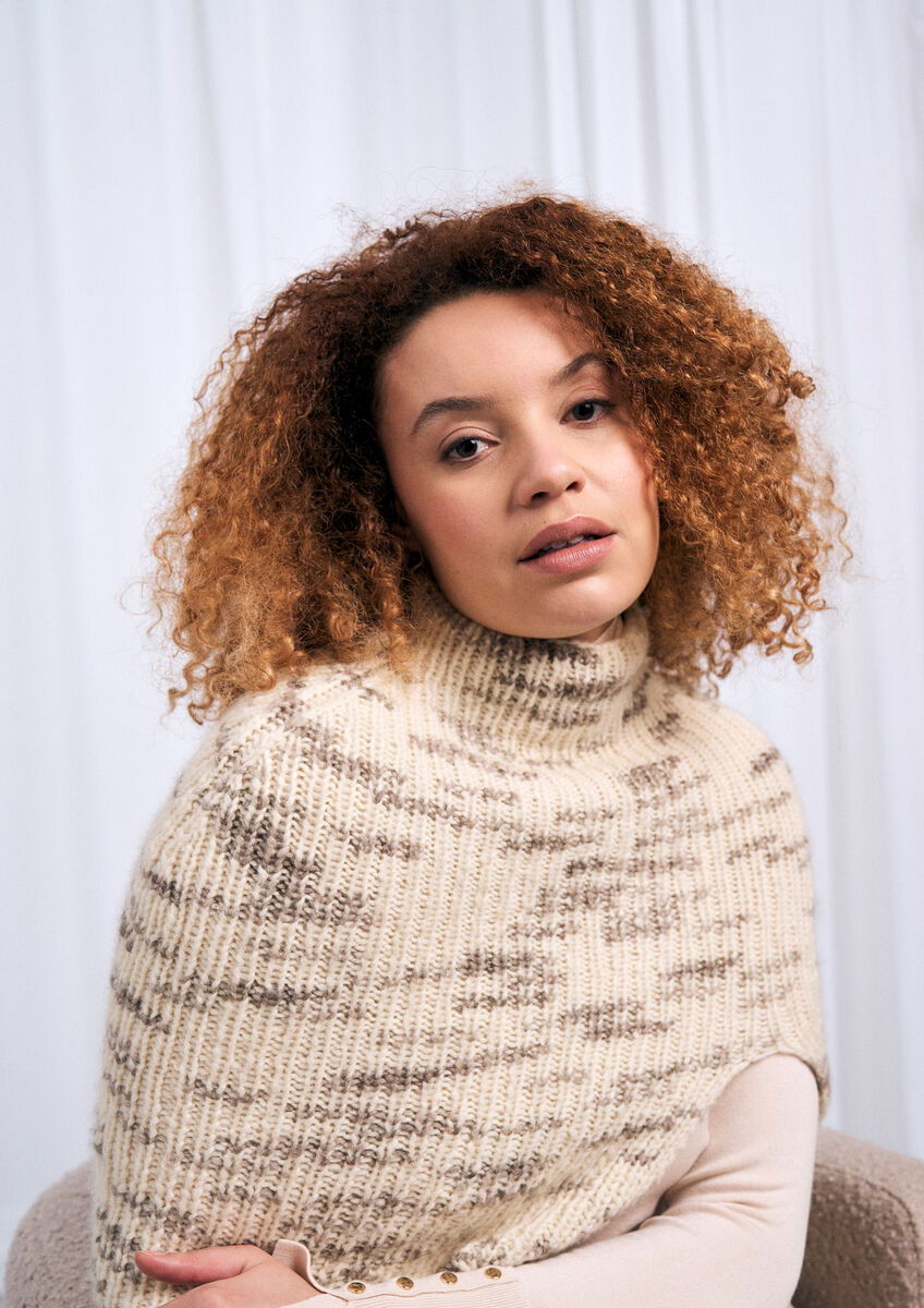 Rowan Mode Colourmix Archer Poncho Pattern by Quail Studio MIP90