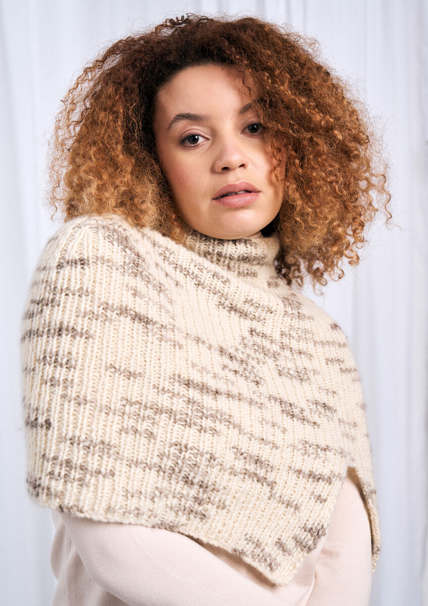 Rowan Mode Colourmix Archer Poncho Pattern by Quail Studio MIP90