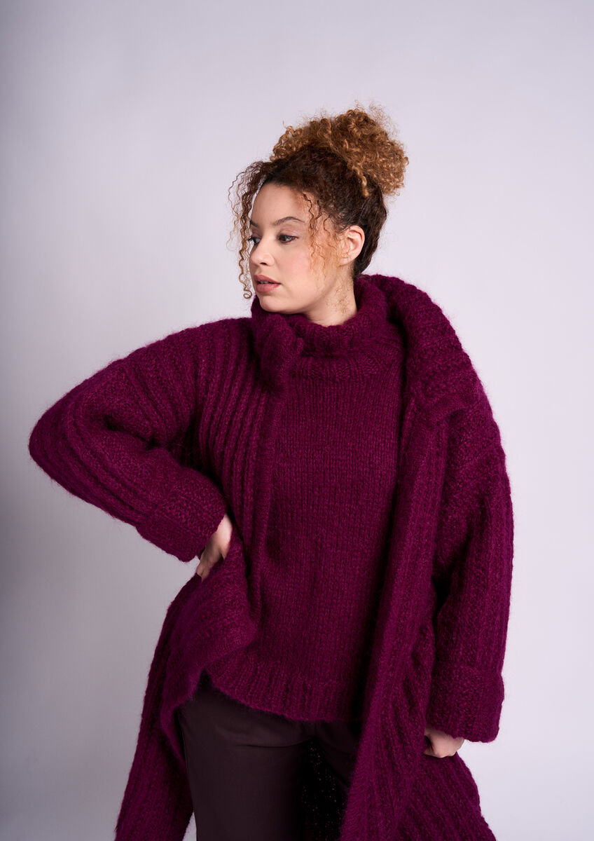 Rowan Mode Mohair Soft Aeron Cardigan Pattern by Quail Studio MIP97