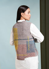 Rowan Felted Tweed DK Asymmetry Vest Pattern by Georgia Farrell
