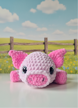 LittleWoolShop Snuggle Puff Chunky Penny The Pig Pattern 02