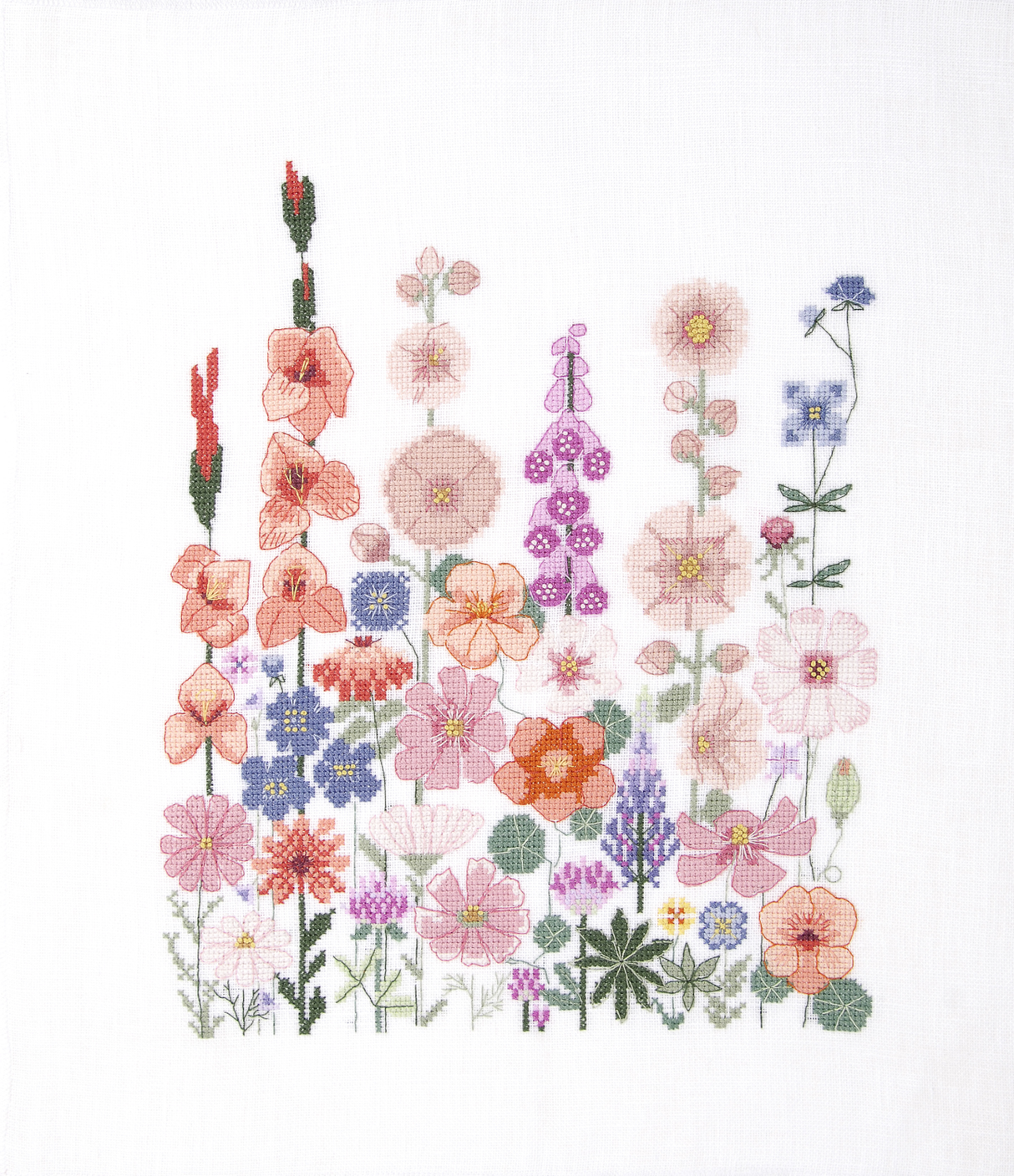 DMC Cross Stitch Kit Climbing Flowers by Marie-Dominique Procureur