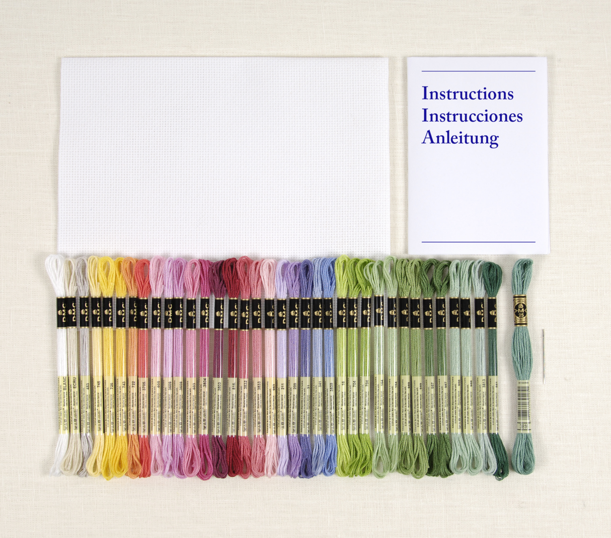 DMC Cross Stitch Kit Botanical Sampler by Nathalie Weinzaepflen