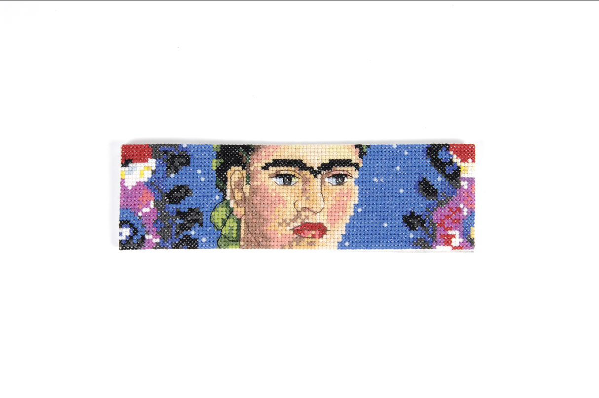 DMC Cross Stitch Kit The Frame Frida Kahlo Bookmark