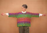 Rowan Felted Tweed DK Bargello Sweater Pattern By Kaffe Fassett
