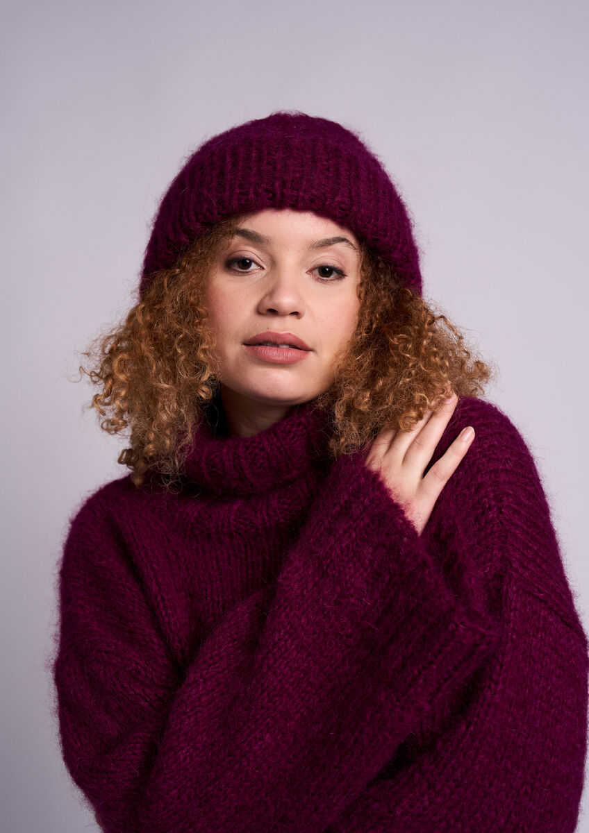 Rowan Mode Mohair Soft Como Beanie & Scarf Pattern by Quail Studio MIP95