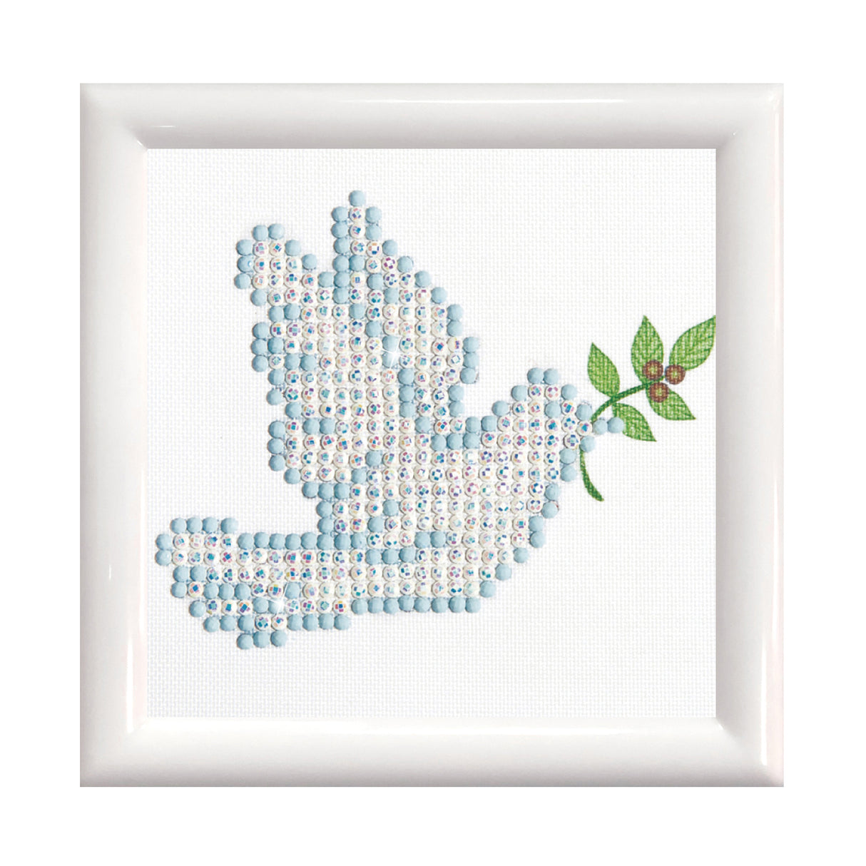 Diamond Dotz Painting Kit - Dove of Peace 12 x 12cm