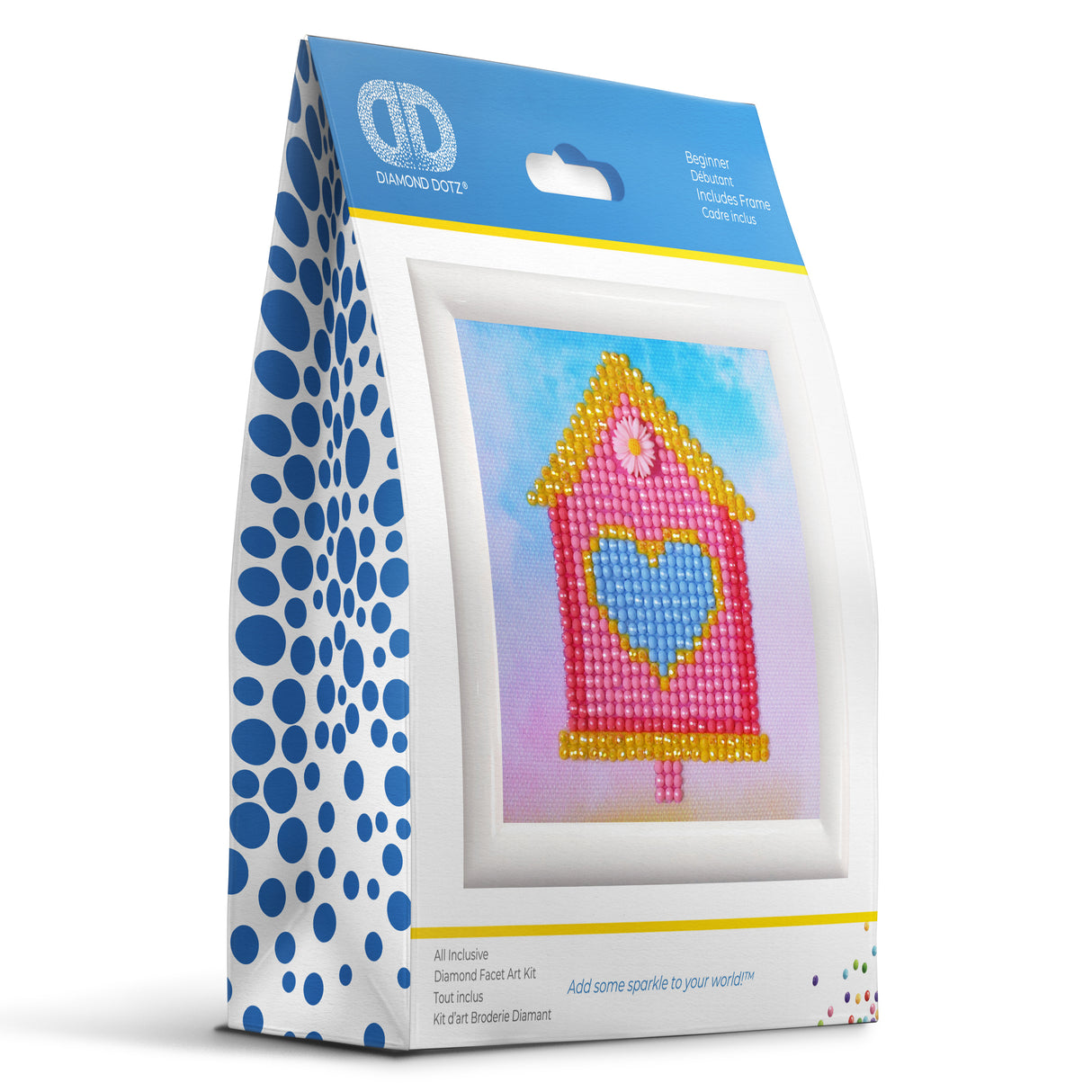 Diamond Dotz Painting Kit - Home Sweet Home 12 x 12cm