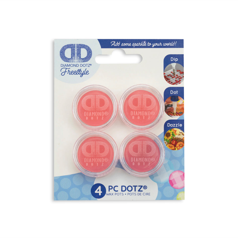 Diamond Dotz Painting Accessories - Wax Pots 4 Piece