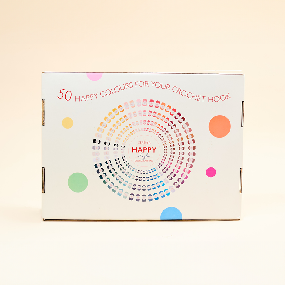 Sirdar Happy Acrylic Assortment Box - 50 Colours