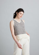 Rowan Mode Alpaca Cotton Elwood Vest Pattern by Quail Studio MIP81