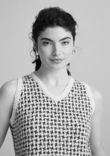 Rowan Mode Alpaca Cotton Elwood Vest Pattern by Quail Studio MIP81