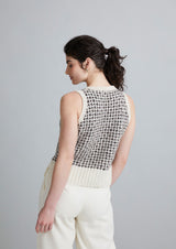 Rowan Mode Alpaca Cotton Elwood Vest Pattern by Quail Studio MIP81