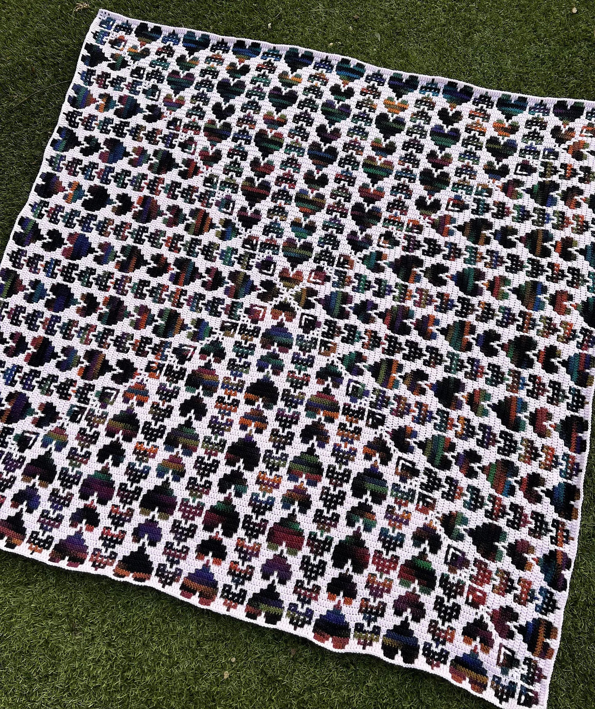 Everlasting Love Mosaic Blanket by Rosina Plane - Yarn Pack