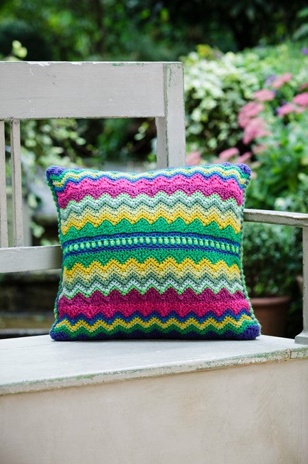 Crochet Chevron Cushion by Janie Crow - Yarn Pack