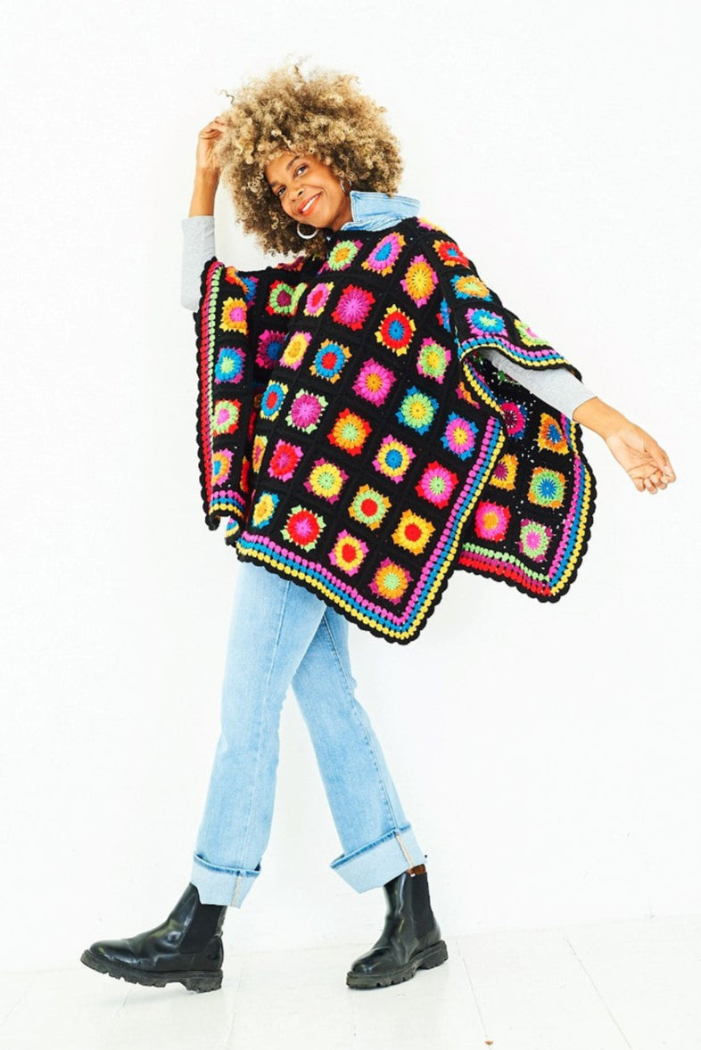 Stylecraft Special DK Crochet Poncho Pattern 10168