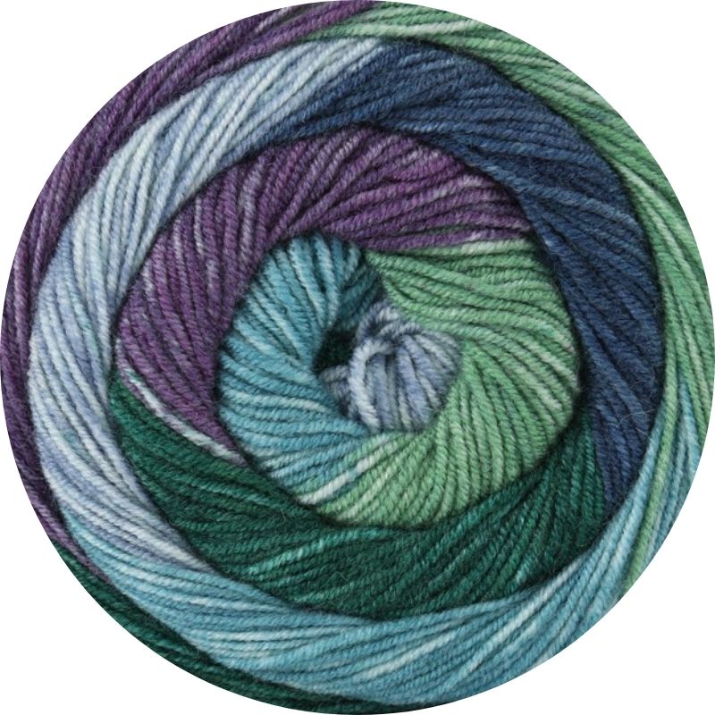 Stylecraft Batik Swirl Cake Knitting Yarn DK 3732 Blue Ocean - per 200 gram ball