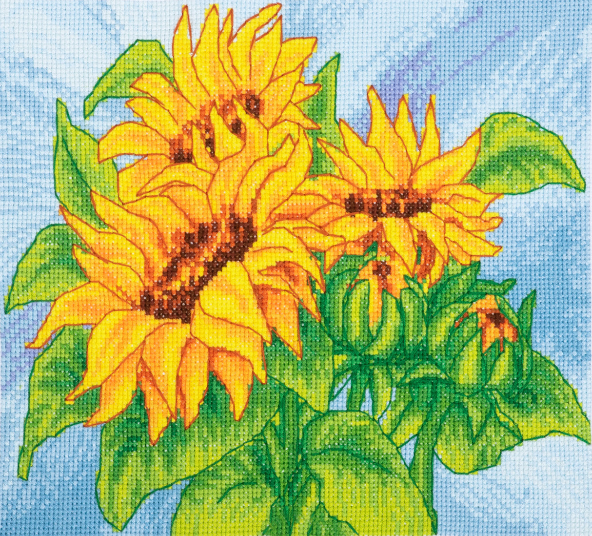 Trimits Counted Cross Stitch Kit - Sunflowers  38 x 34cm