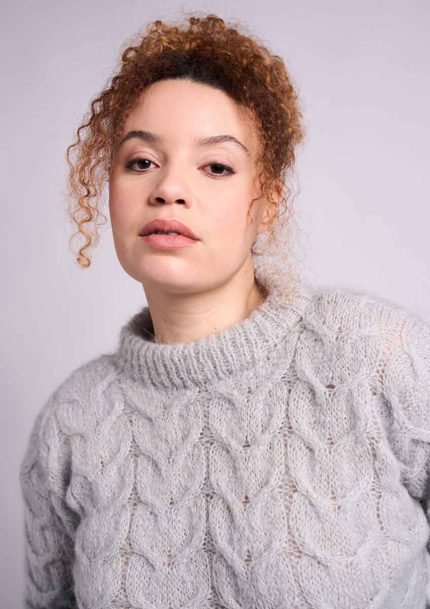 Rowan Mode Mohair Soft Genoa Sweater Pattern by Quail Studio MIP96