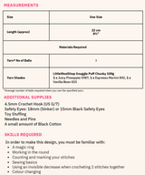 LittleWoolShop Snuggle Puff Chunky Gerald The Giraffe Pattern 05